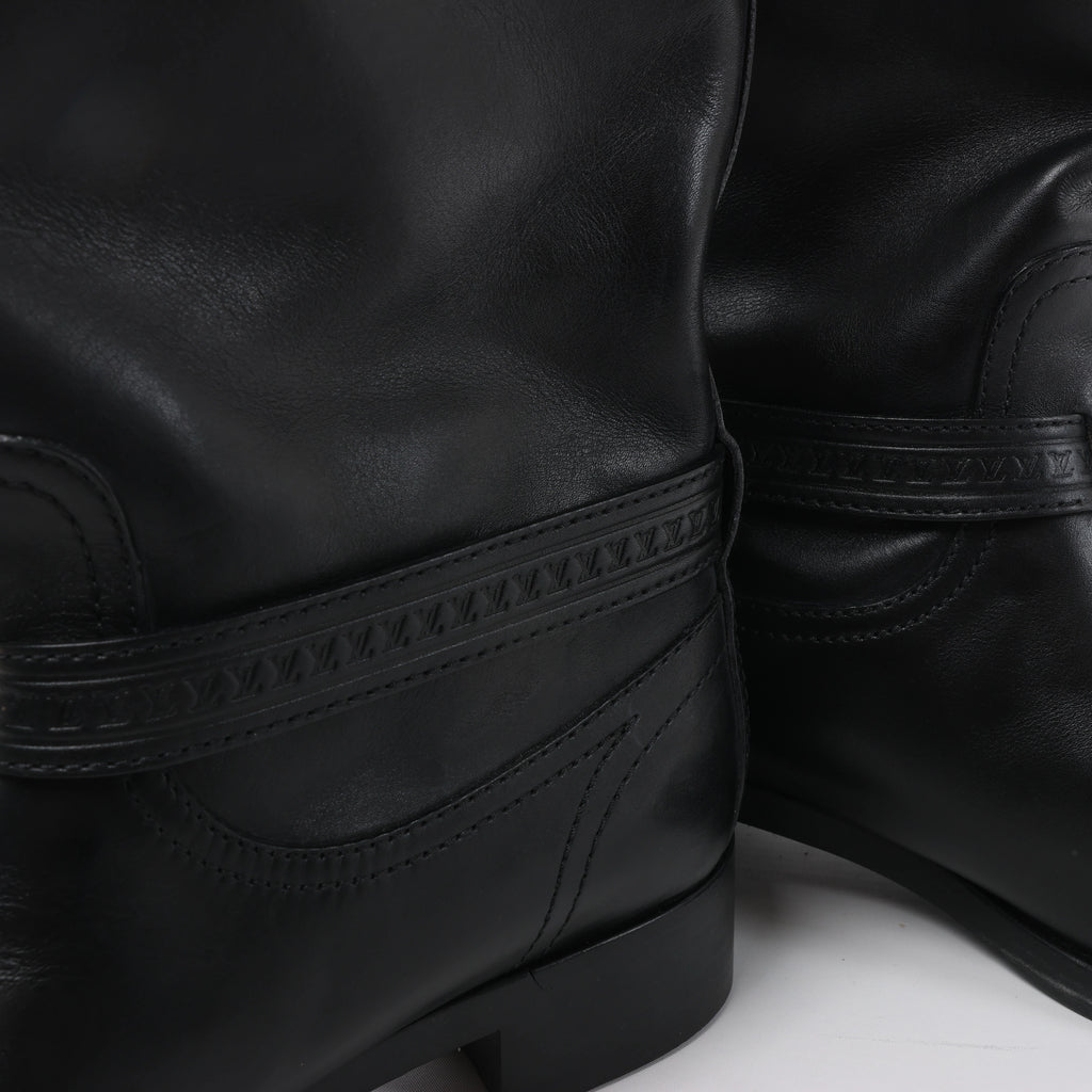 Botas Louis Vuitton 12 años de ante en color negro, talla 40.5 EU