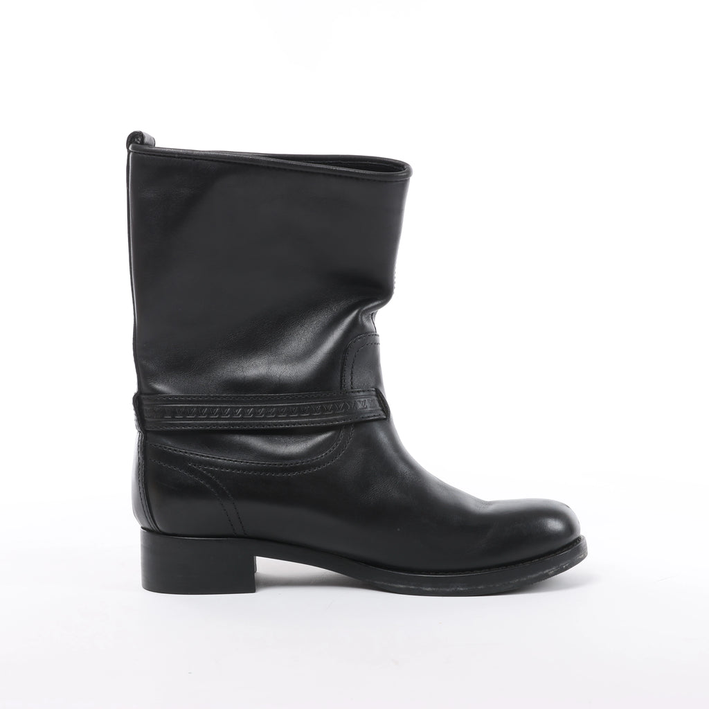 Botas Louis Vuitton 12 años de ante en color negro, talla 40.5 EU