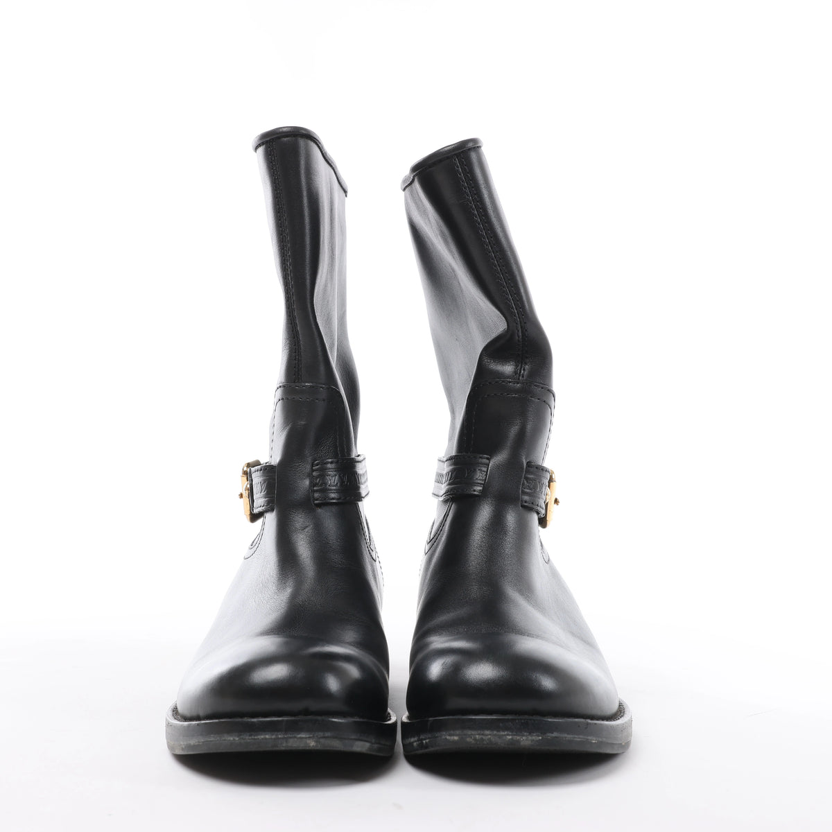 Botas Louis Vuitton 12 años de ante en color negro, talla 40.5 EU