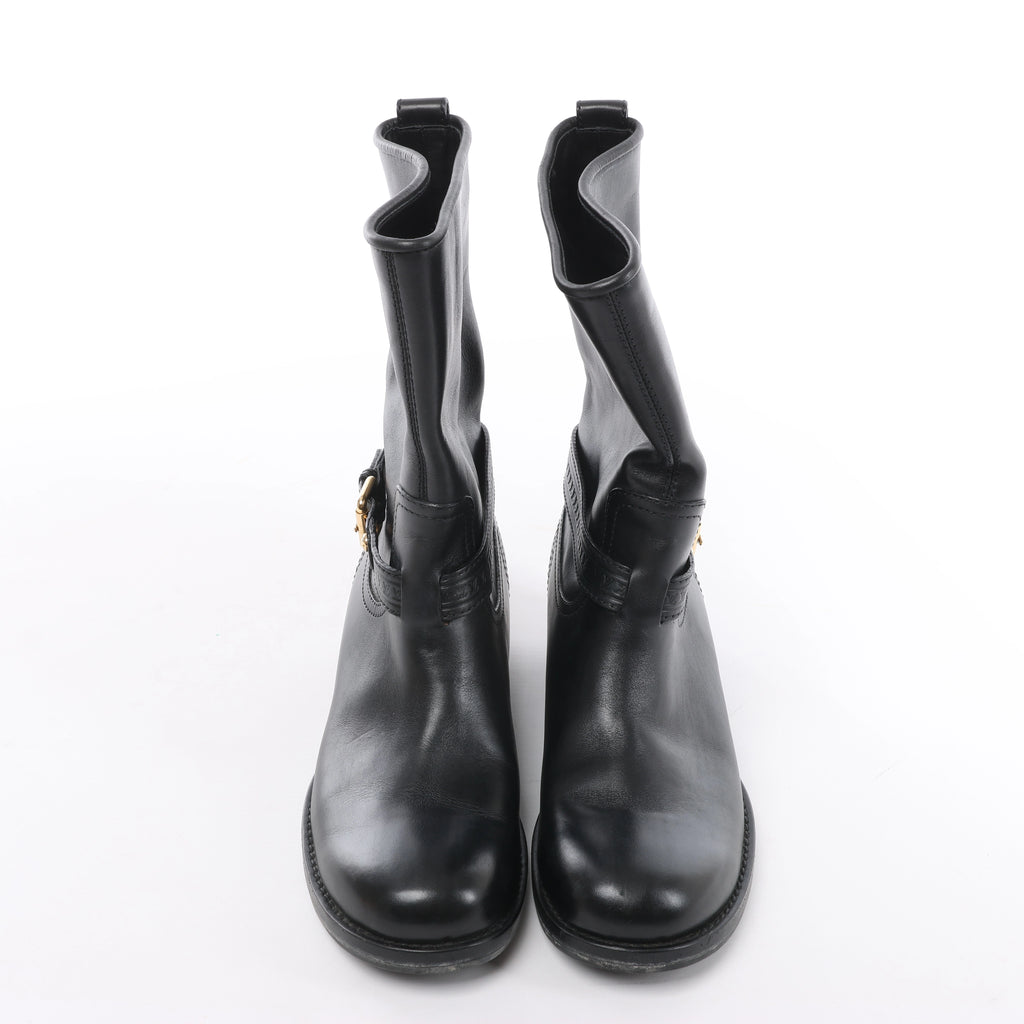 Botas Louis Vuitton 12 años de ante en color negro, talla 40.5 EU