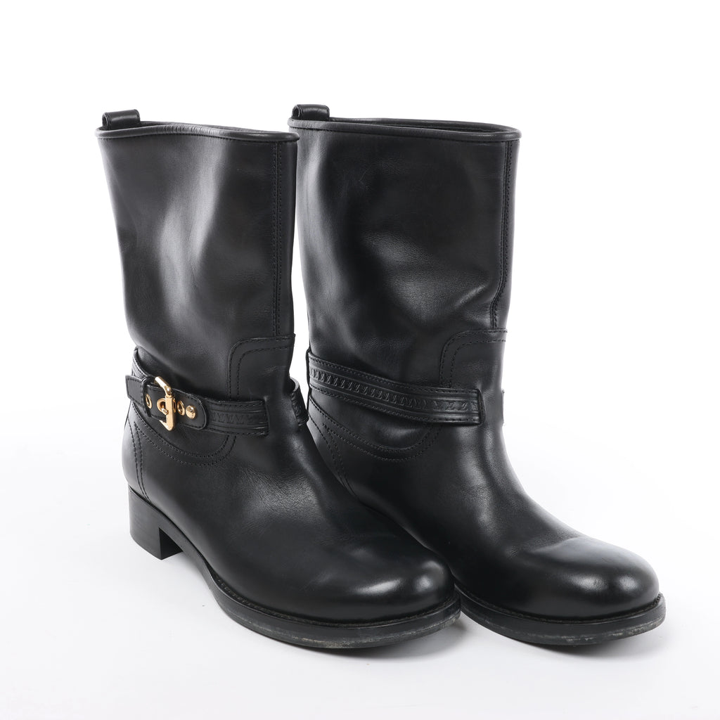 Botas Louis Vuitton 12 años de ante en color negro, talla 40.5 EU