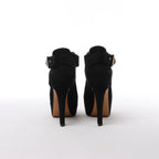Louis Vuitton 13 years Suede Heels in Black TC0173, Size EU 36.5