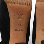 Louis Vuitton 13 years Suede Heels in Black TC0173, Size EU 36.5