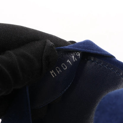 Louis Vuitton 19-year Suede Heels in Navy Blue, Size 38 EU