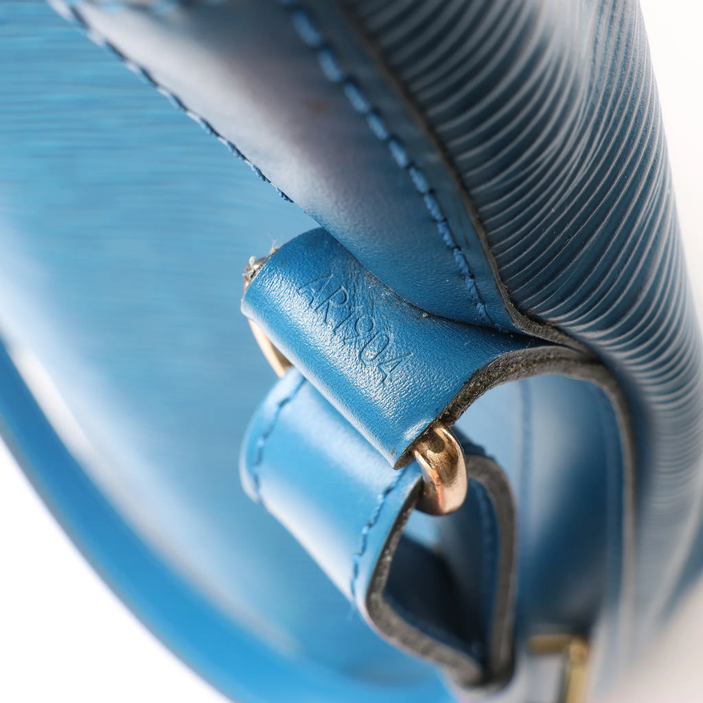 Louis Vuitton Noe Epi Leather Shoulder Bag in Blue