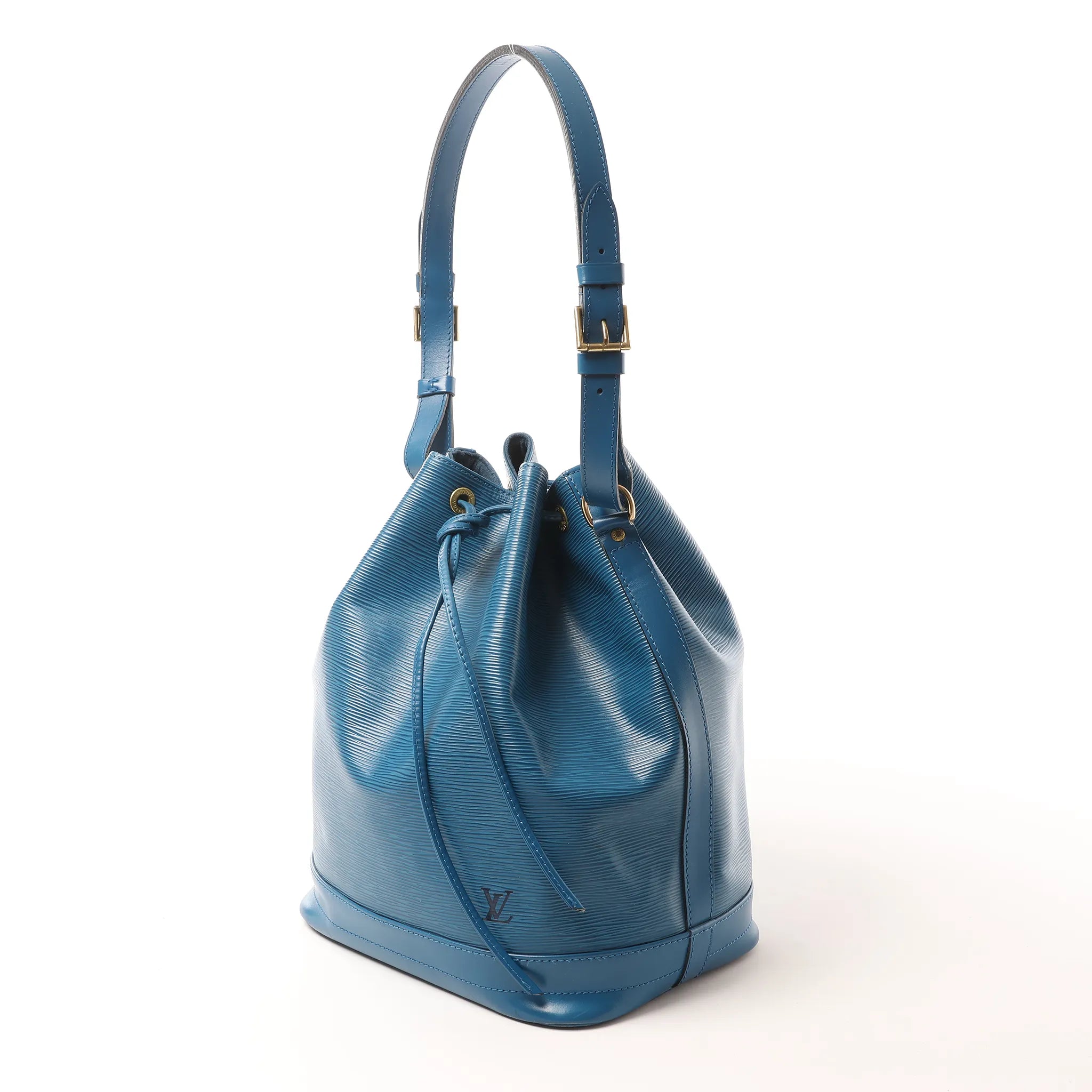 Louis Vuitton Noe Epi Leather Shoulder Bag in Blue