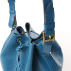Louis Vuitton Noe Epi Leather Shoulder Bag in Blue