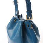 Louis Vuitton Noe Epi Leather Shoulder Bag in Blue