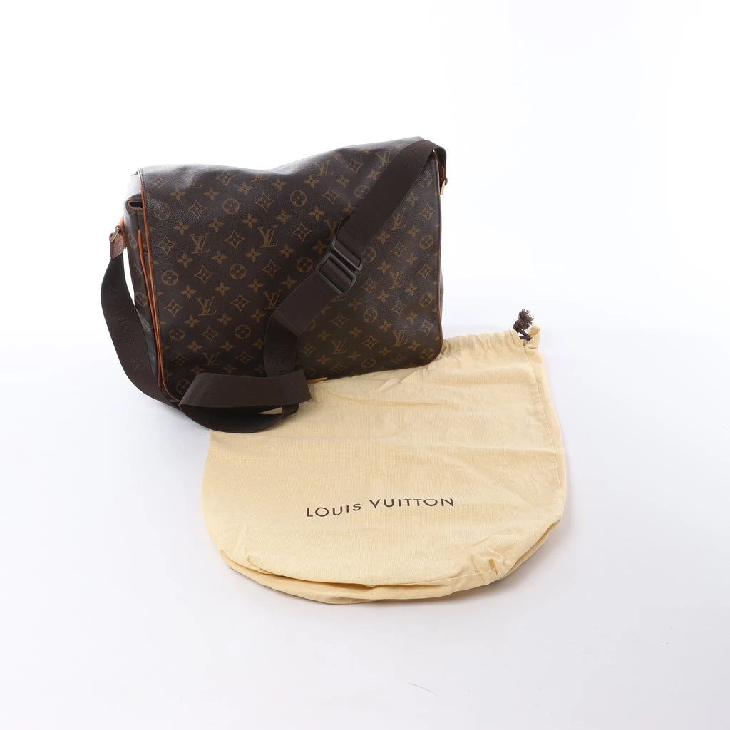 Louis Vuitton Abbesses Monogram Canvas Messenger Crossbody Bag in Brown M45257