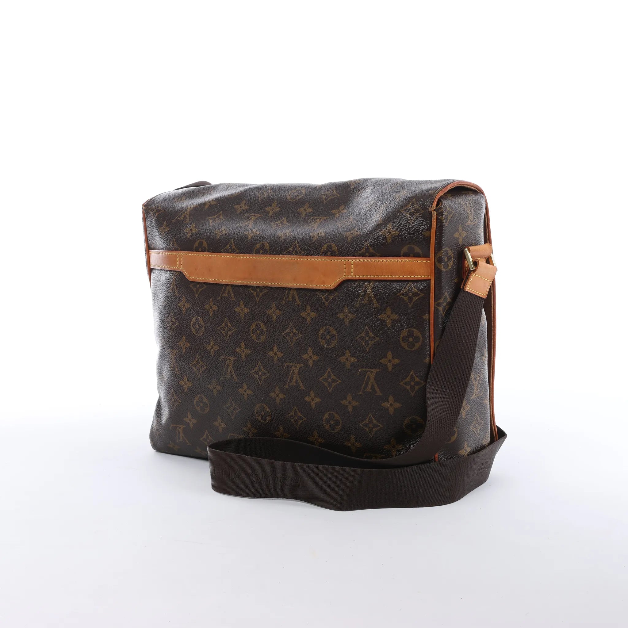 Louis Vuitton Abbesses Monogram Canvas Messenger Crossbody Bag in Brown M45257