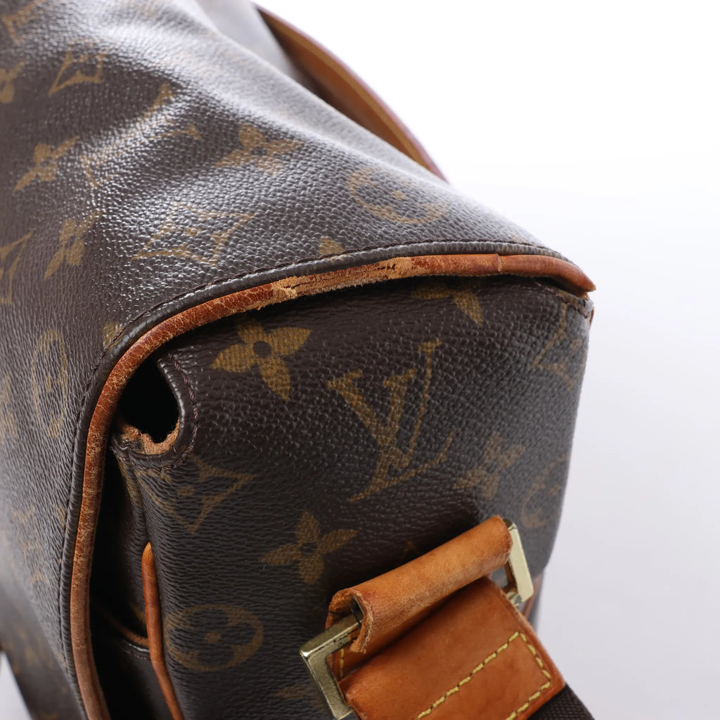 Louis Vuitton Abbesses Monogram Canvas Messenger Crossbody Bag in Brown M45257