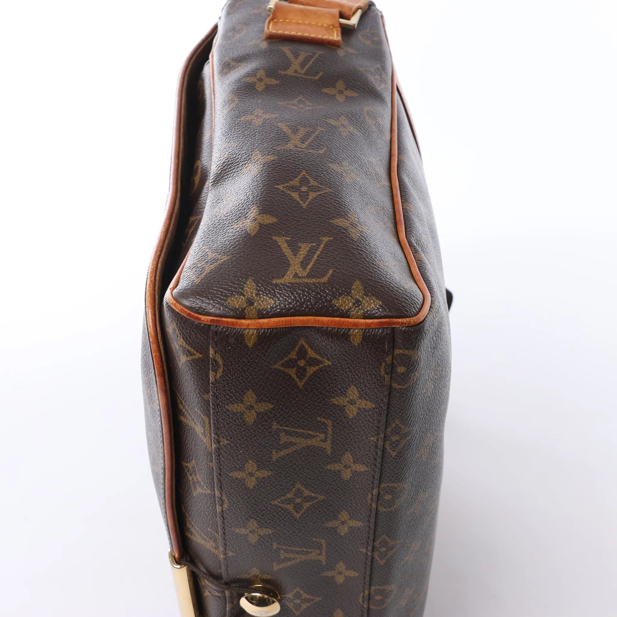 Louis Vuitton Abbesses Monogram Canvas Messenger Crossbody Bag in Brown M45257