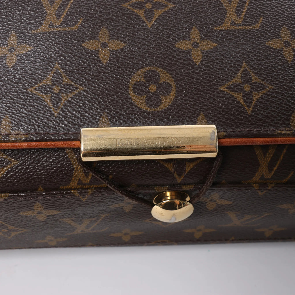 Louis Vuitton Abbesses Monogram Canvas Messenger Crossbody Bag in Brown M45257