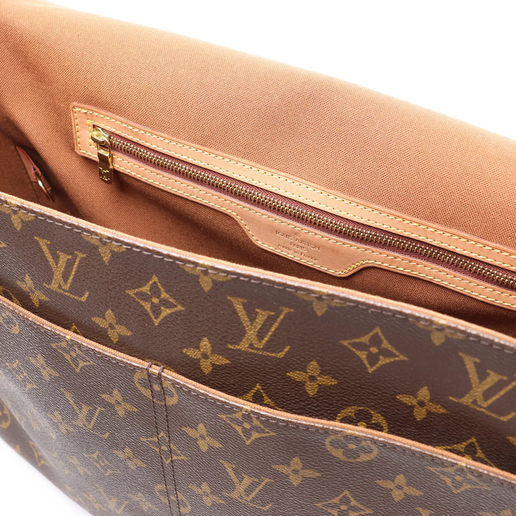 Louis Vuitton Abbesses Monogram Canvas Messenger Crossbody Bag in Brown M45257