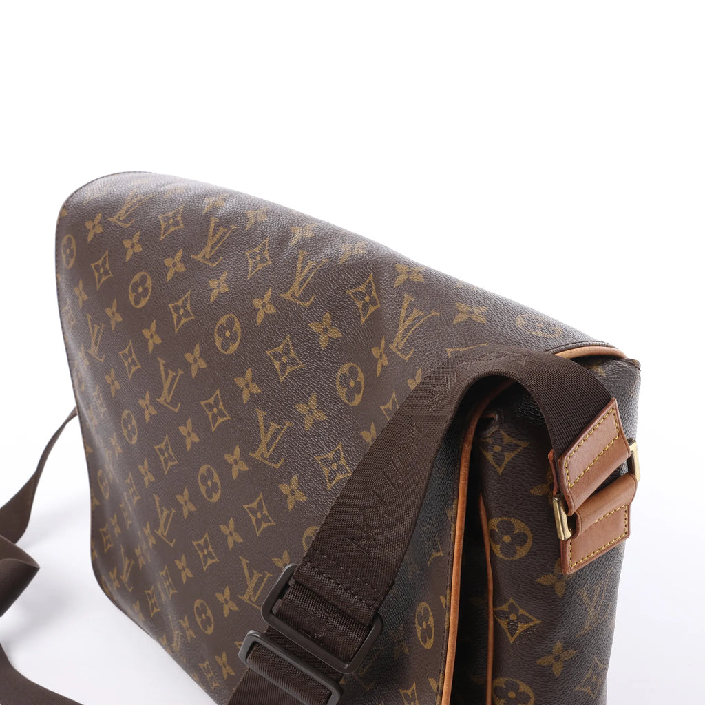 Louis Vuitton Abbesses Monogram Canvas Messenger Crossbody Bag in Brown M45257