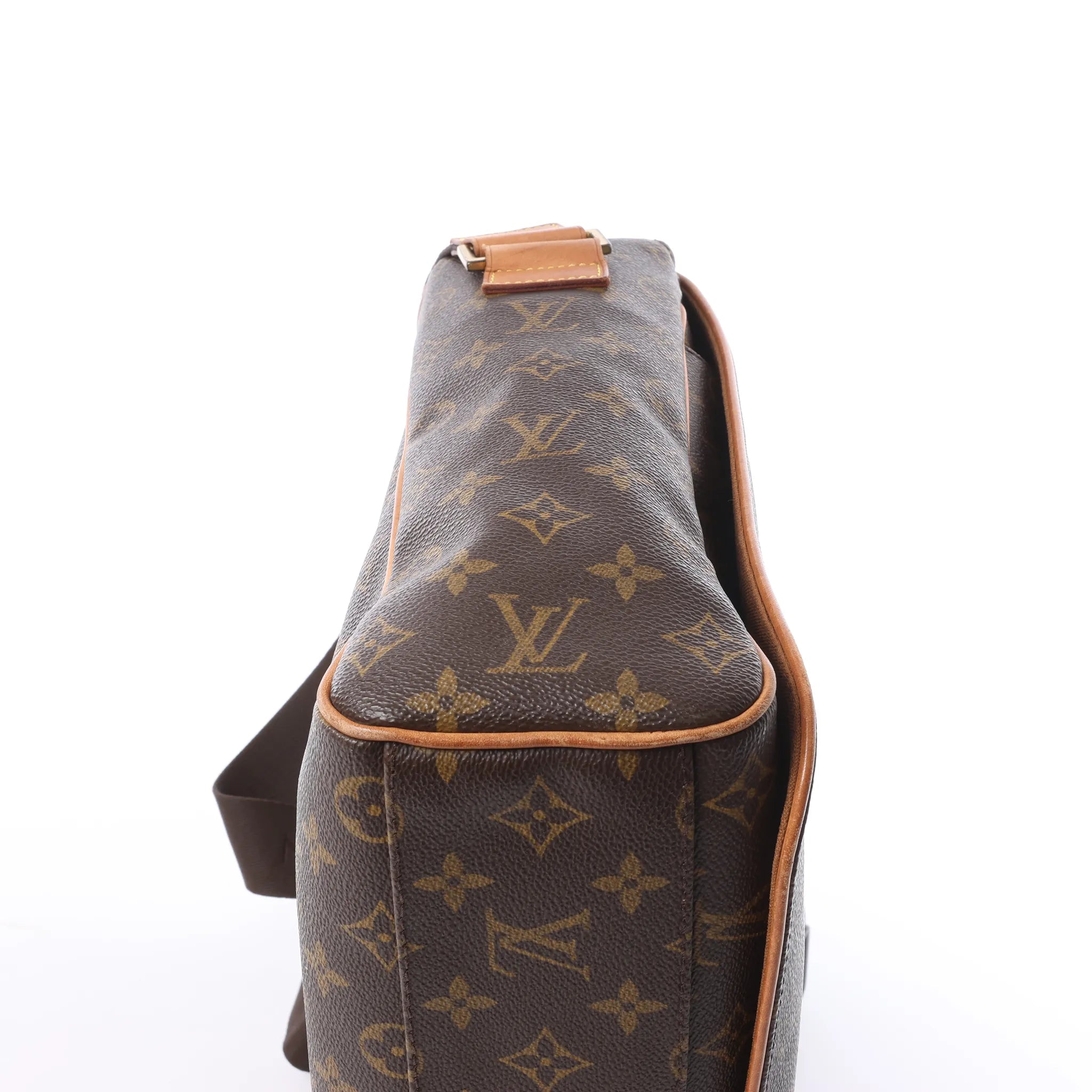 Louis Vuitton Abbesses Monogram Canvas Messenger Crossbody Bag in Brown M45257