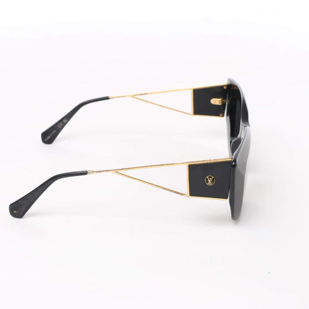 Louis Vuitton Acetate Arizona Dream Sunglasses in Black Z1220W
