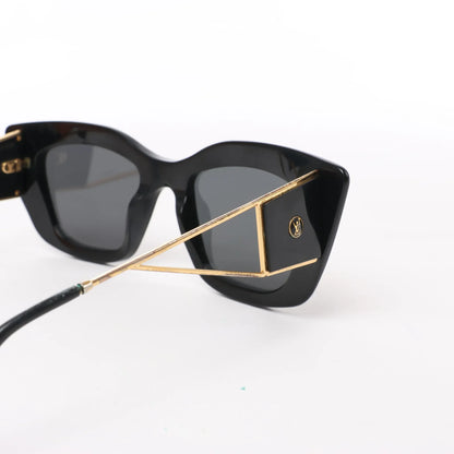 Lunettes de soleil Louis Vuitton Arizona Dream en acétate noir Z1220W