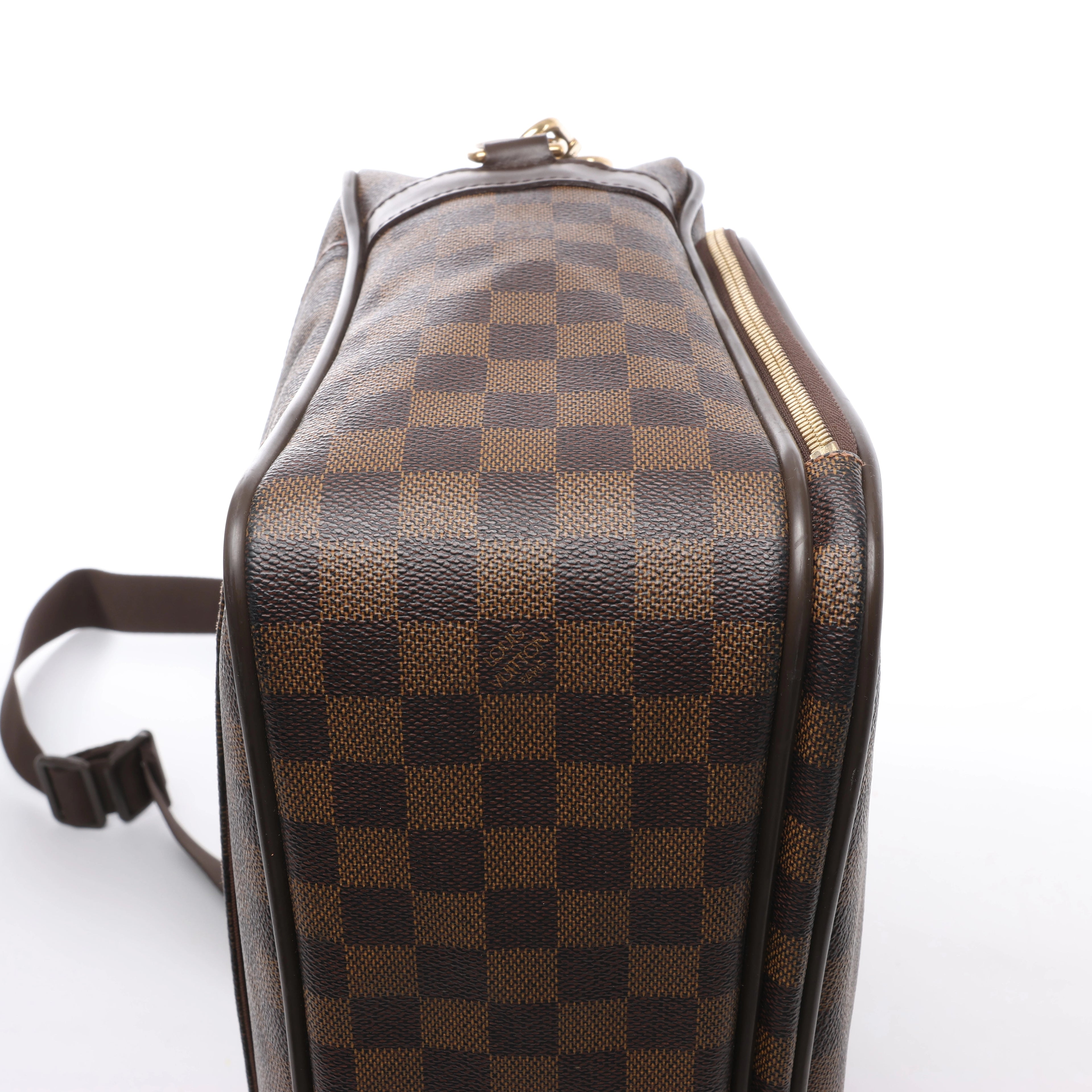 Louis Vuitton Agal Damier Ebene 2Way Handbag in Brown N23252