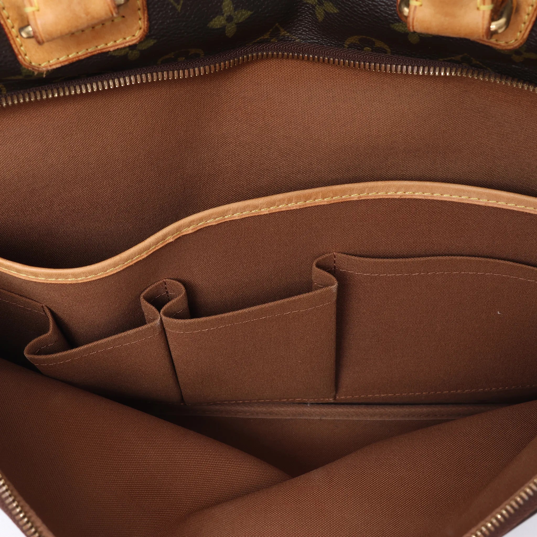 Louis Vuitton Agal Monogram Canvas Handbag in Brown M23252