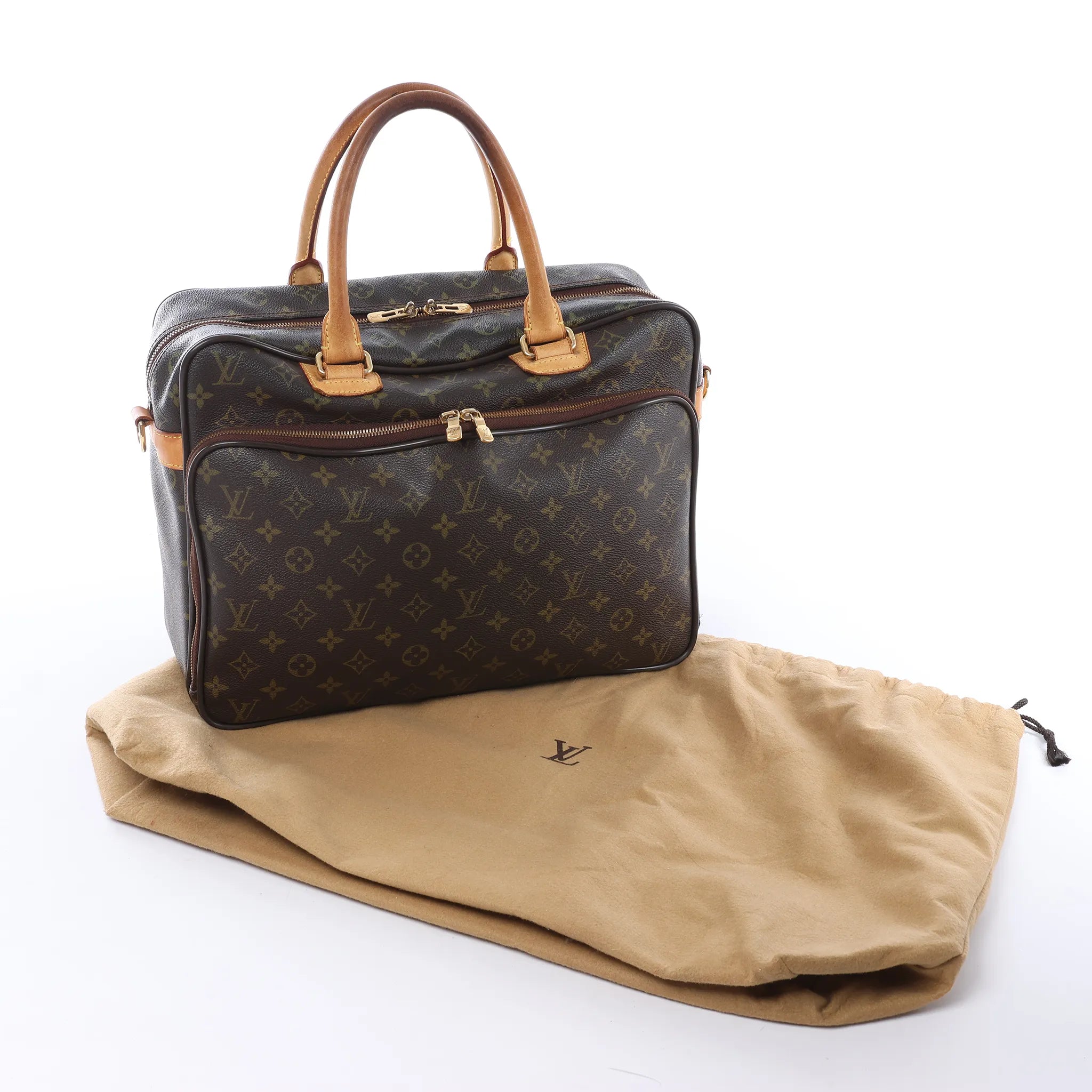 Louis Vuitton Agal Monogram Canvas Handbag in Brown M23252