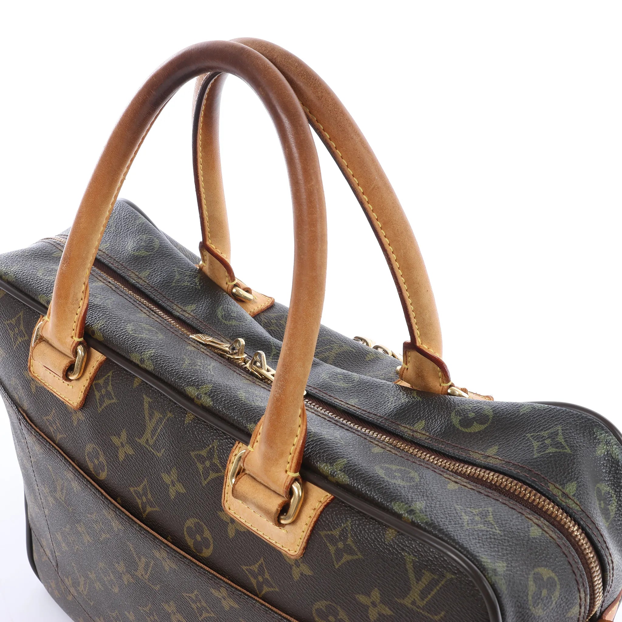 Louis Vuitton Agal Monogram Canvas Handbag in Brown M23252