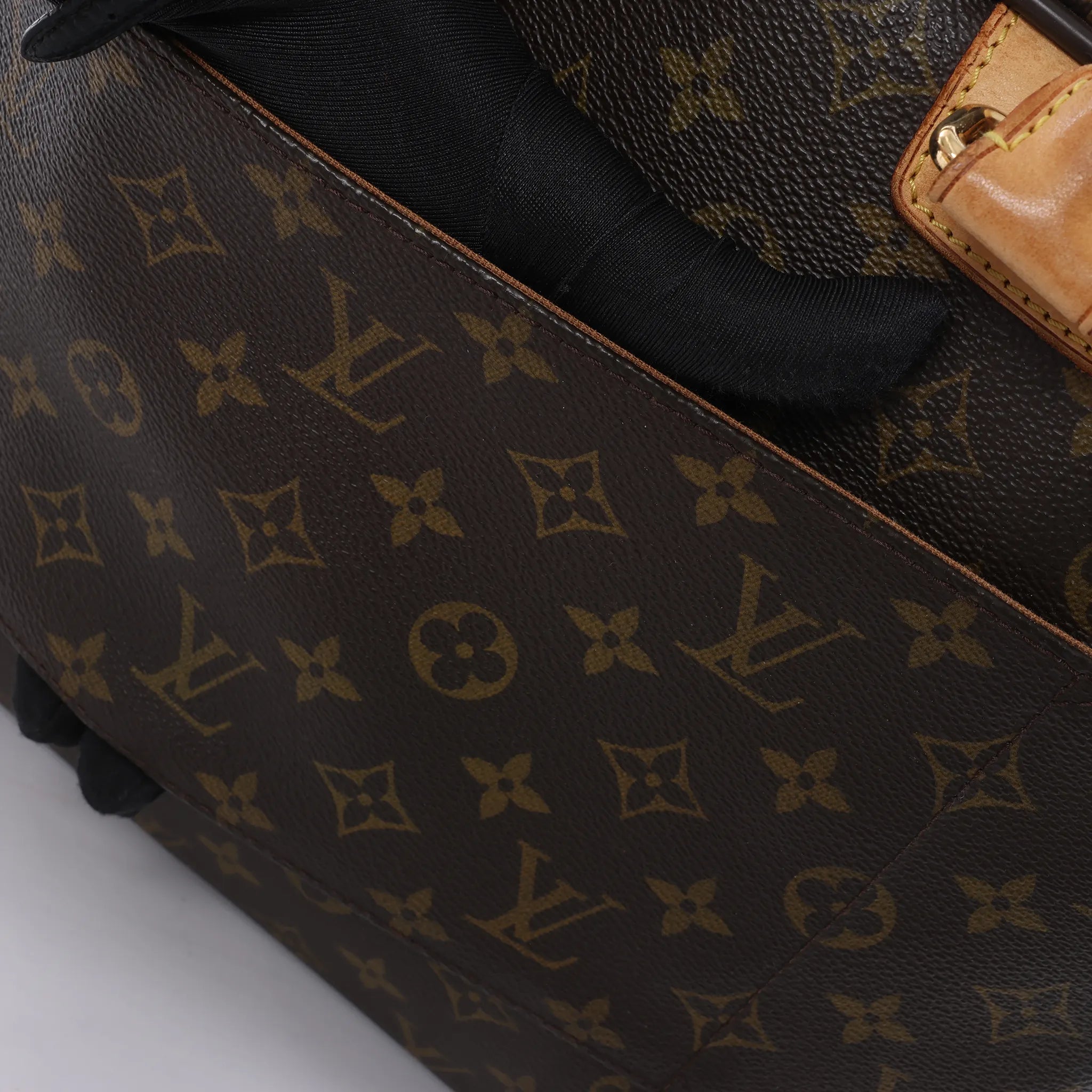 Louis Vuitton Agal Monogram Canvas Handbag in Brown M23252