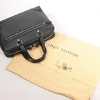 Louis Vuitton Porte Alexander Taiga Leather Handbag in Black M31162