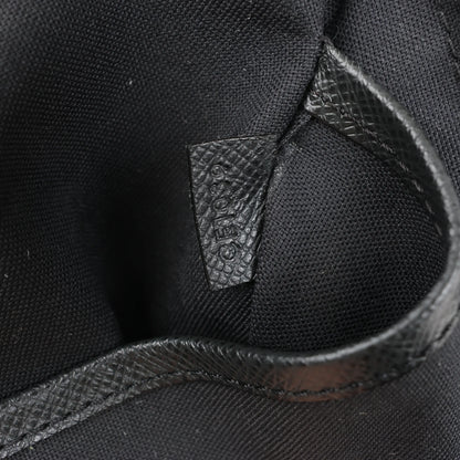 Sac à main Louis Vuitton Porte Alexander Taïga en cuir noir M31162