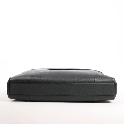 Sac à main Louis Vuitton Porte Alexander Taïga en cuir noir M31162