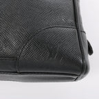 Louis Vuitton Alexander Taiga Leather Handbag in Black M31162