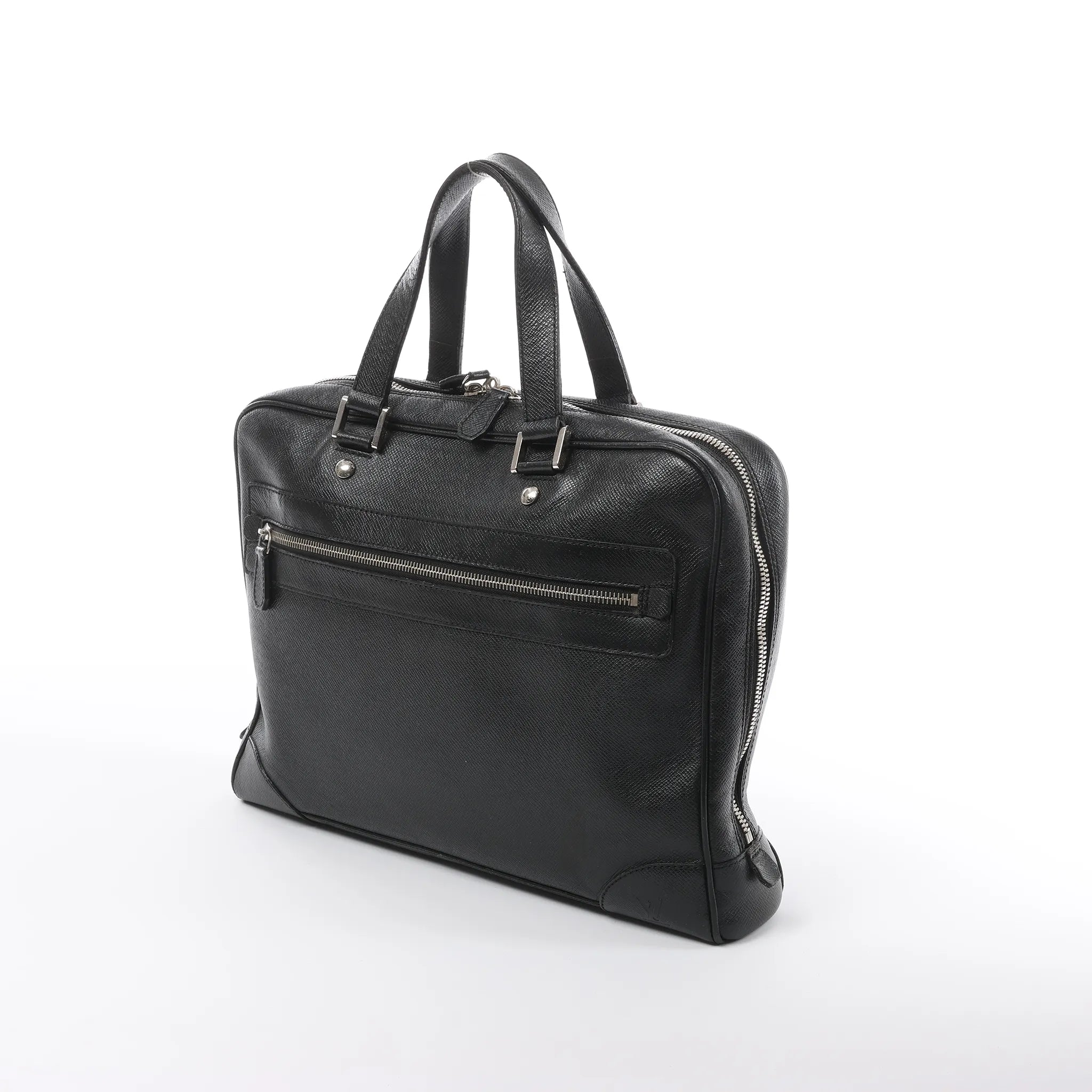 Louis Vuitton Alexander Taiga Leather Handbag in Black M31162