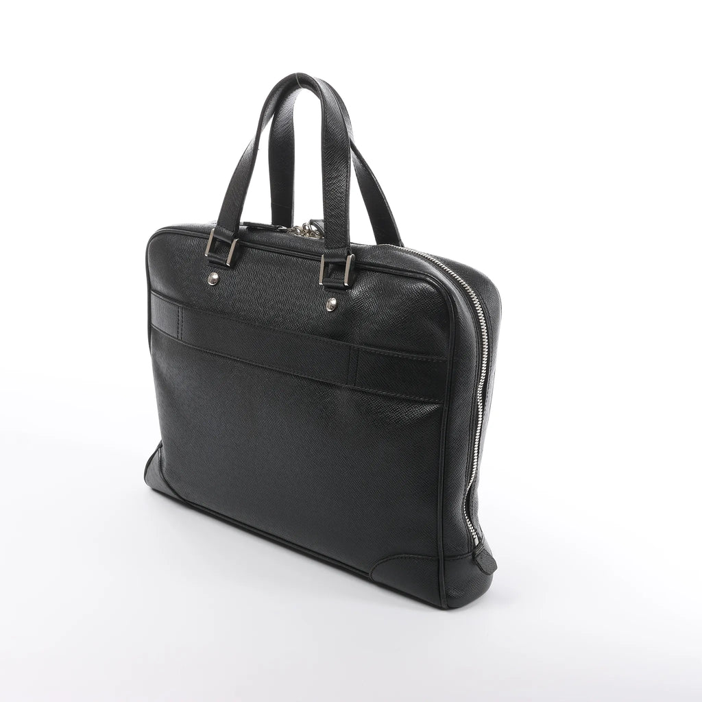Louis Vuitton Alexander Taiga Leather Handbag in Black M31162