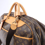 Louis Vuitton Alize Monogram Canvas 2 Poches Travel Bag in Brown M41392