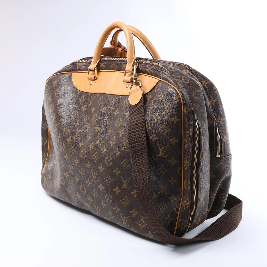 Louis Vuitton Alize Monogram Canvas 2 Poches Travel Bag in Brown M41392