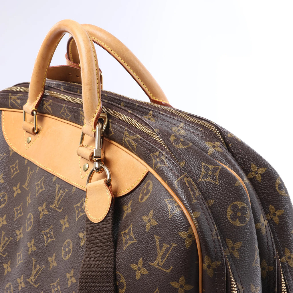 Louis Vuitton Alize Monogram Canvas 2 Poches Travel Bag in Brown M41392