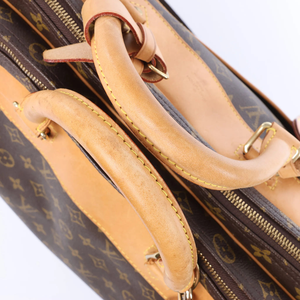 Louis Vuitton Alize Monogram Canvas 2 Poches Travel Bag in Brown M41392