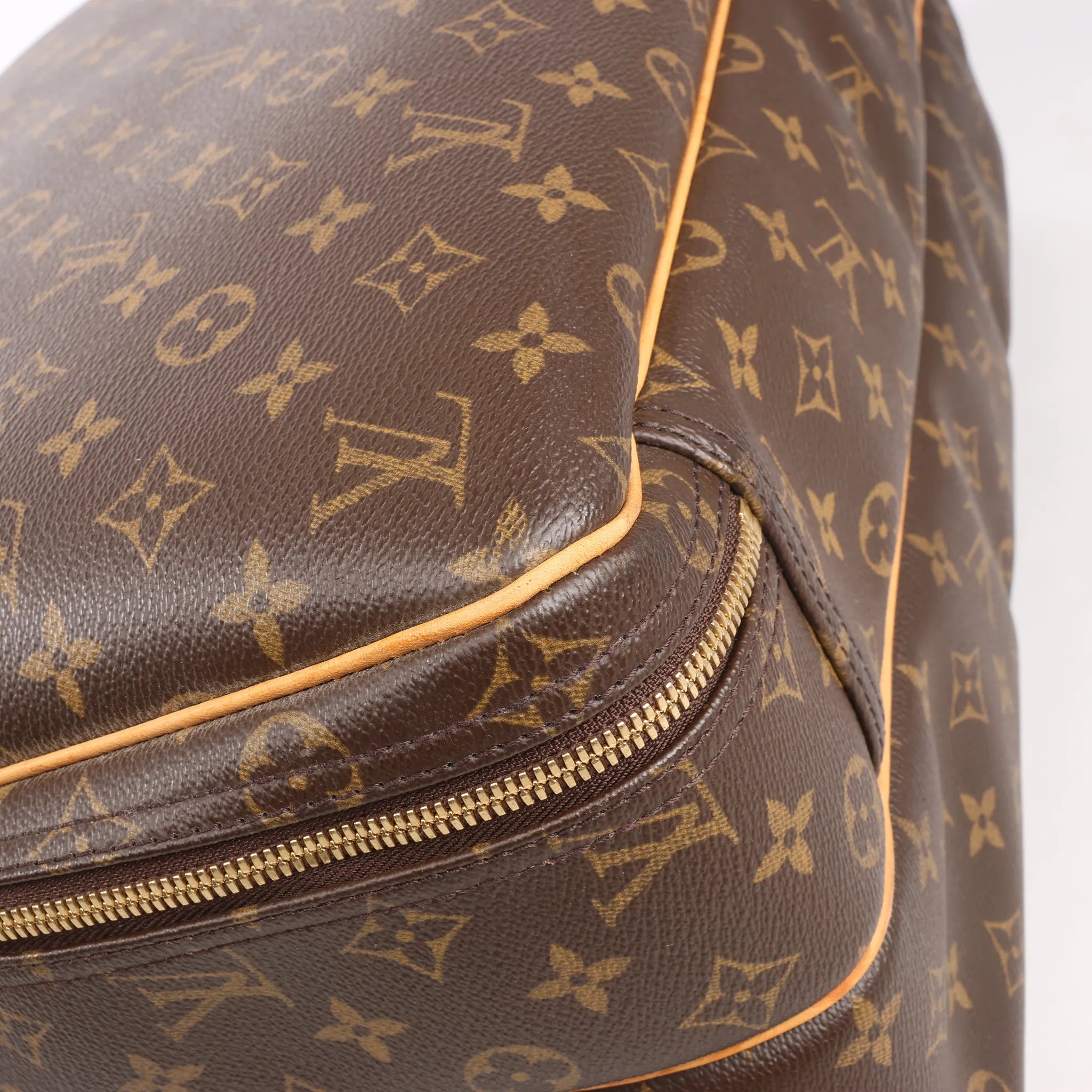 Louis Vuitton Alize Monogram Canvas 2 Poches Travel Bag in Brown M41399