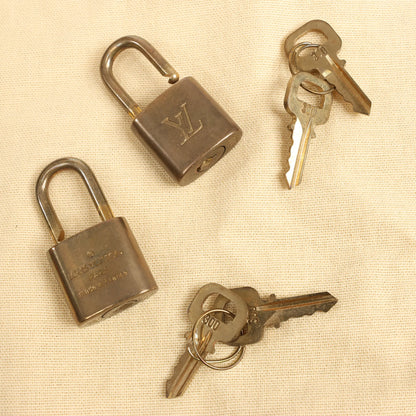 Louis Vuitton Alize Monogram Canvas 2 Poches Travel Bag in Brown M41399