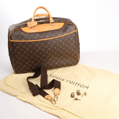 Louis Vuitton Alize Monogram Canvas 2 Poches Travel Bag in Brown M41399