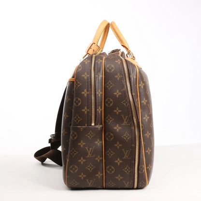Louis Vuitton Alize Monogram Canvas 2 Poches Travel Bag in Brown M41399