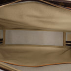 Bolso de viaje Louis Vuitton Alize Monogram Canvas con dos bolsillos en marrón M41399