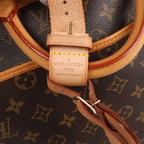 Bolso de viaje Louis Vuitton Alize Monogram Canvas con dos bolsillos en marrón M41399