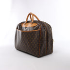 Bolso de viaje Louis Vuitton Alize Monogram Canvas con dos bolsillos en marrón M41399