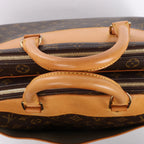 Bolso de viaje Louis Vuitton Alize Monogram Canvas con dos bolsillos en marrón M41399
