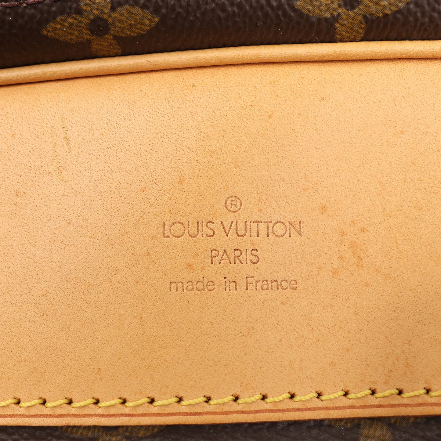 Louis Vuitton Alize Monogram Canvas 2 Poches Travel Bag in Brown M41399