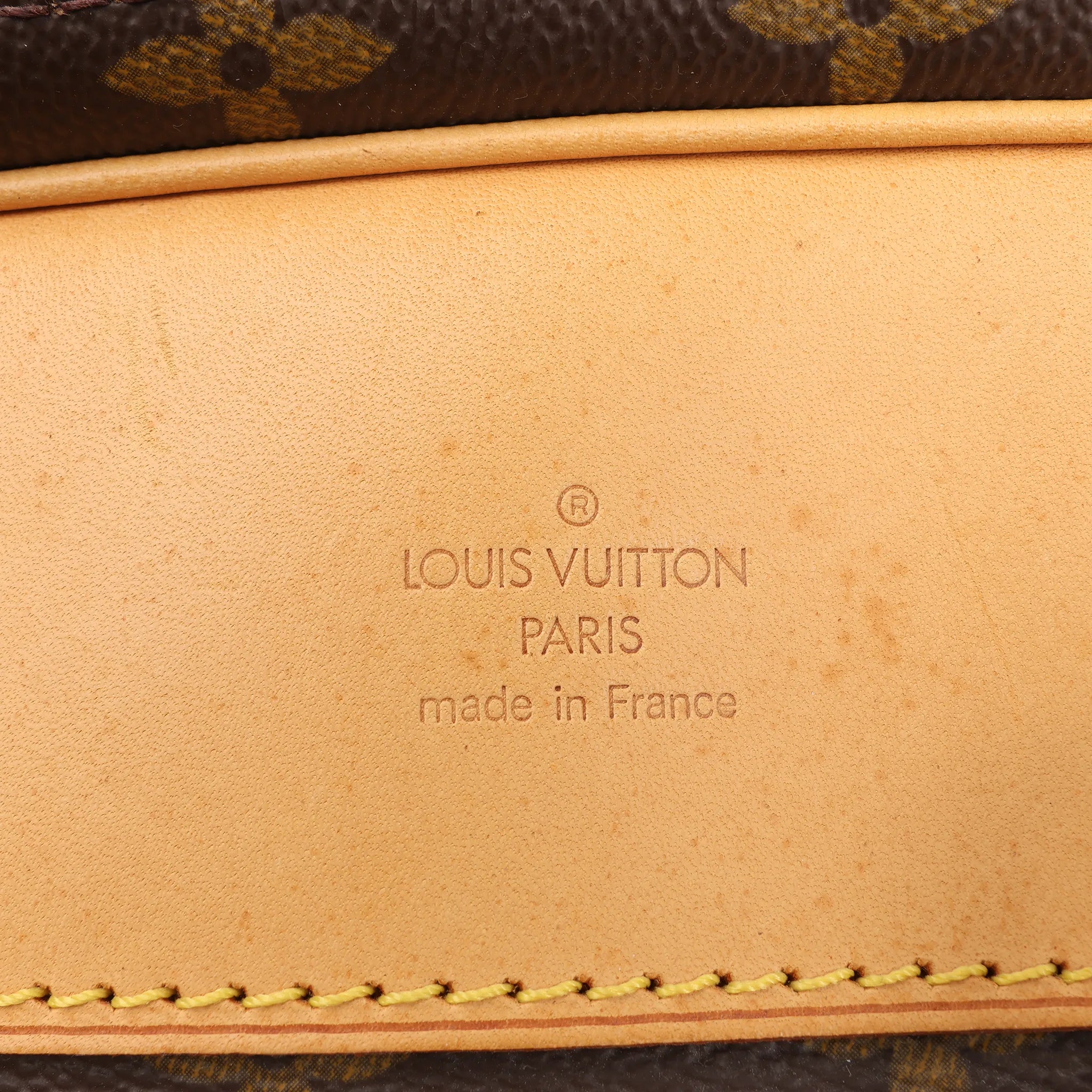 Louis Vuitton Alize Monogram Canvas 2 Poches Travel Bag in Brown M41399