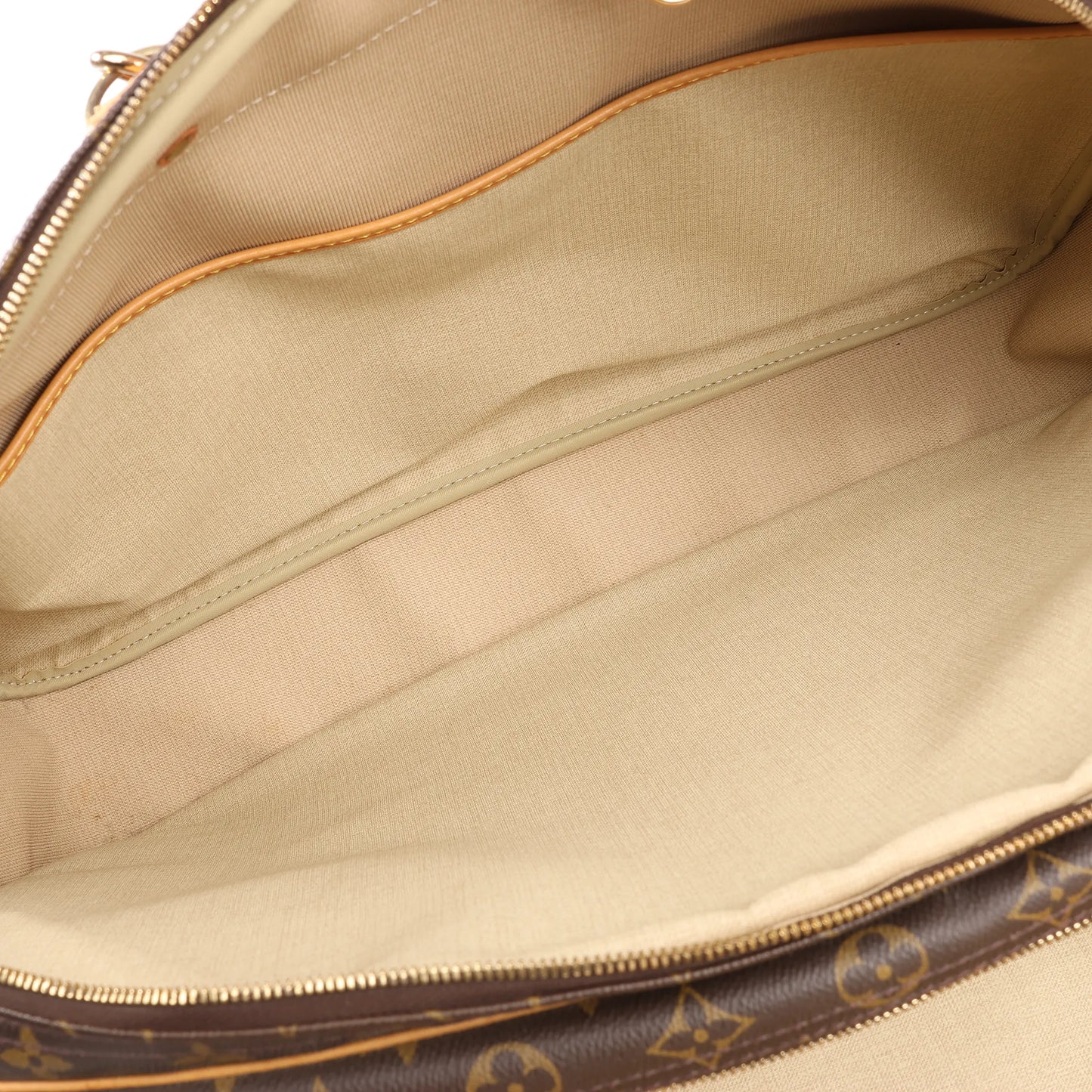 Louis Vuitton Alize Monogram Canvas 2 Poches Travel Bag in Brown M41399