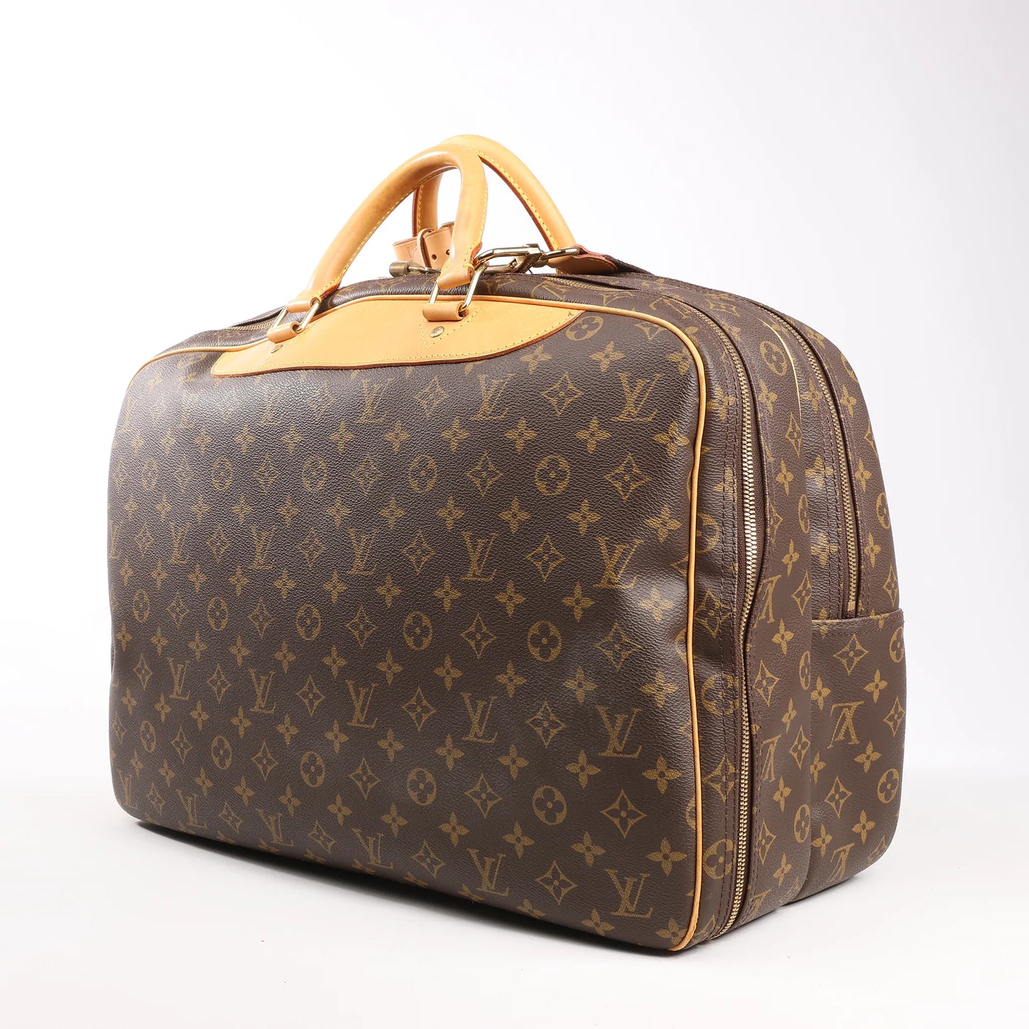 Louis Vuitton Alize Monogram Canvas 2 Poches Travel Bag in Brown M41399
