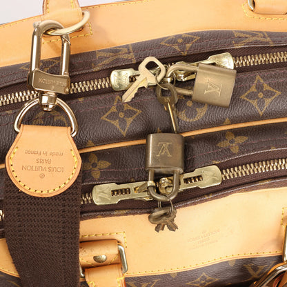 Louis Vuitton Alize Monogram Canvas 2 Poches Travel Bag in Brown M41399
